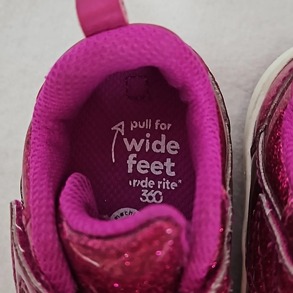 Stride Rite Glitter Pink Toddler Shoes